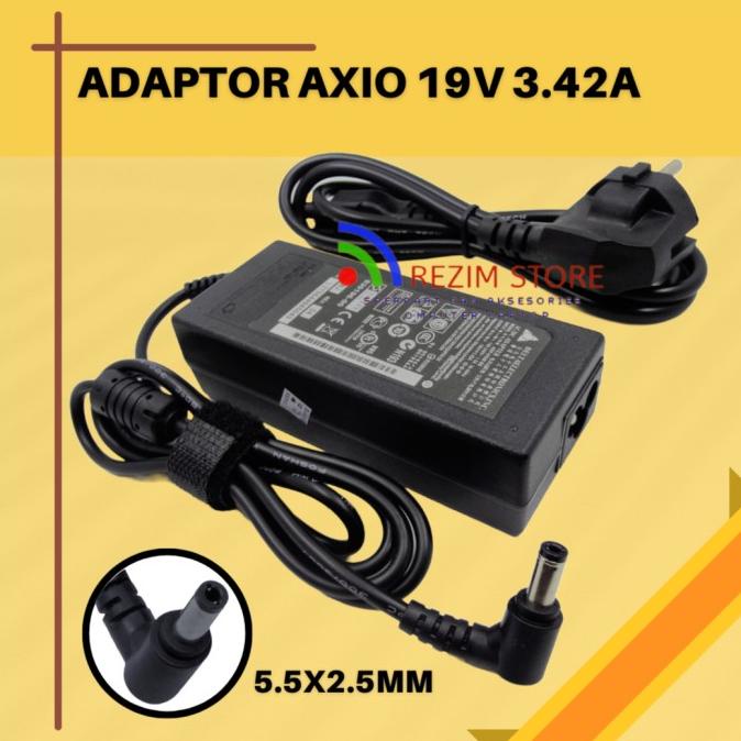 ORIGINAL Adaptor Adapter Charger Casan Axioo Zyrex (DELTA) 19V - 3.42A