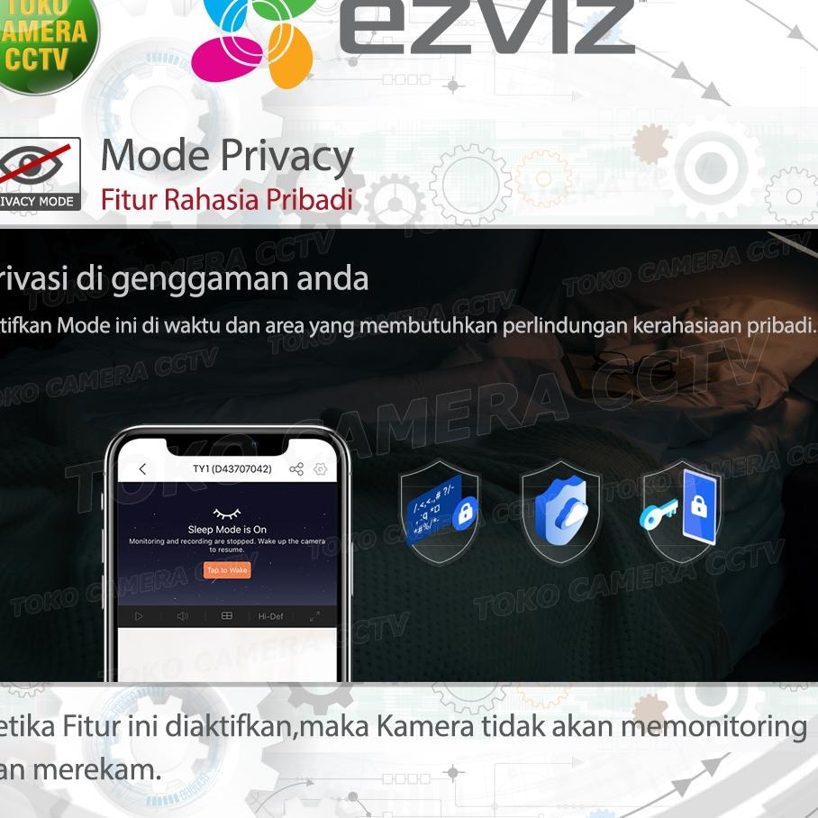 Cctv Wifi Kamera Ip Camera Ptz Ezviz C6N 1080P 2Mp Cctv Wireless