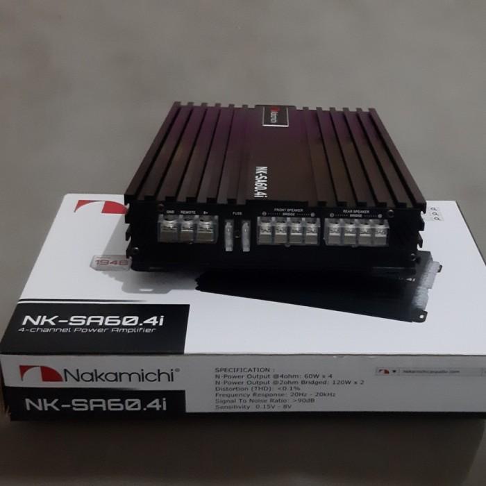 POWER AMPLIFIER NAKAMICHI NK-SA60.4I / POWER AMPLIFIER MOBIL 4 CHANNEL