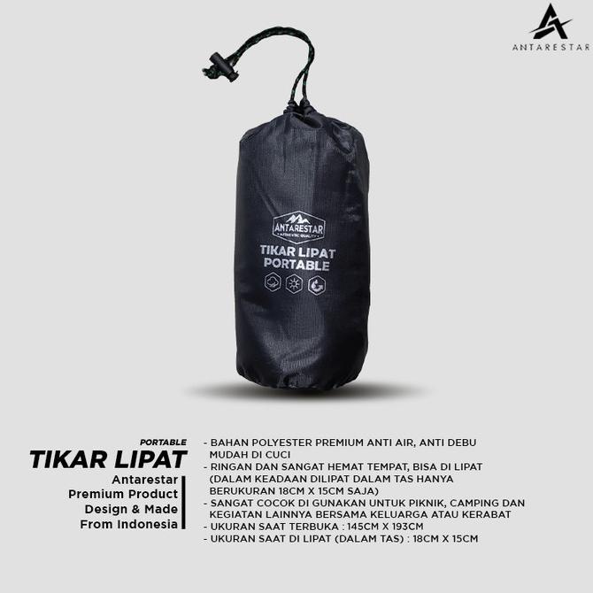 Tikar Piknik Lipat / Tiker Piknik Tamasya Matras Portable