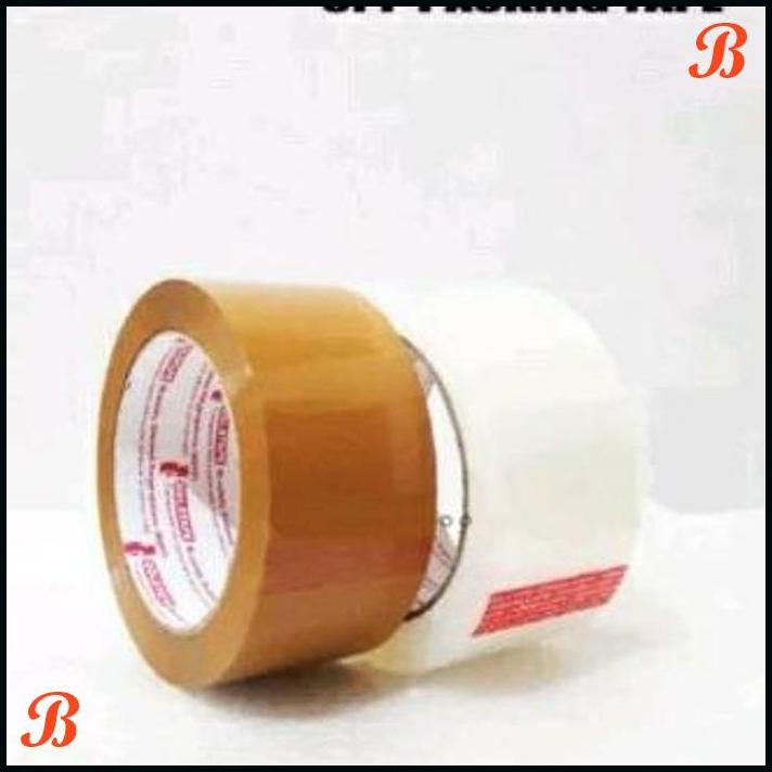 

| FH | LAKBAN SOLASI ISOLASI COKLAT GOLD TAPE MERAH 100 YARD Y