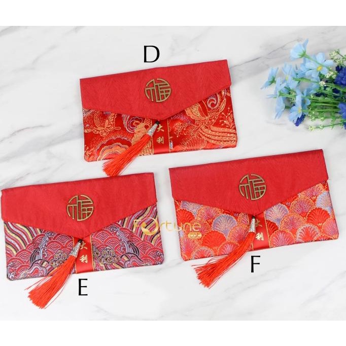 

[IMLEK] Angpao Imlek Kain Chinese New Year Fu Motif Terbaru TERLARIS