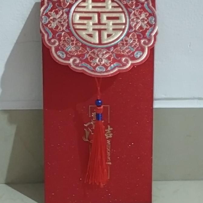 

[IMLEK] Angpao wedding angpau sangjit panjang 2pcs) TERLARIS