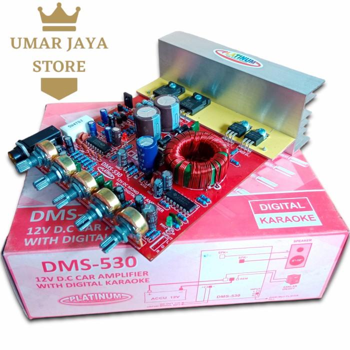 POWER AMPLIFIER MOBIL 12 VOLT DC KARAOKE DIGITAL POWER AMPLI MOBIL DMS