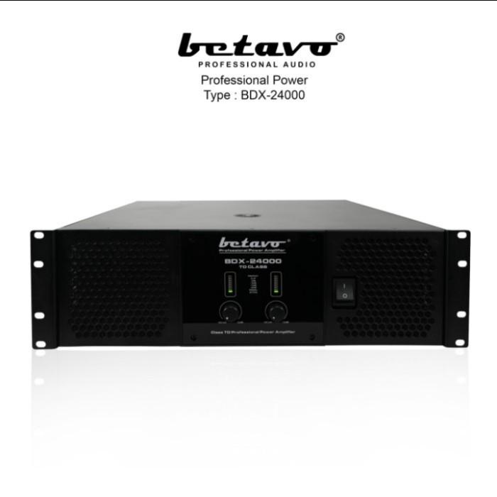 POWER AMPLIFIER BETAVO BDX-24000 ORIGINAL BETAVO BDX 24000 POWER AUDIO