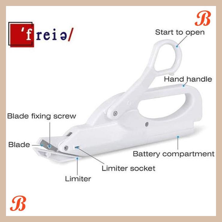 

| MJH | GUNTING POTONG BAHAN KAIN ELEKTRIK - ELECTRIC SCISSORS FREIA FS-101