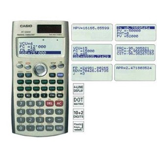 

CASIO FC-200V FINANCIAL CALCULATOR KALKULATOR KEUANGAN FC 200V ORIGINAL TERBARU