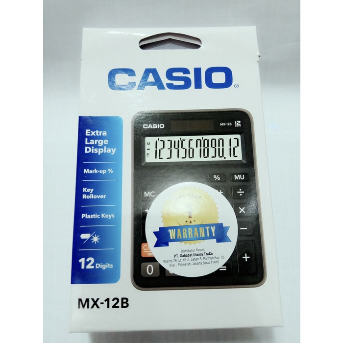 

KALKULATOR CALCULATOR CASIO MX12B MX-12B ORIGINAL ORIGINAL TERBARU