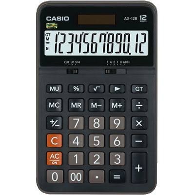 

CASIO AX 12 S - CALCULATOR DESKTOP KALKULATOR MEJA KANTOR OFFICE AX-12 ORIGINAL TERBARU