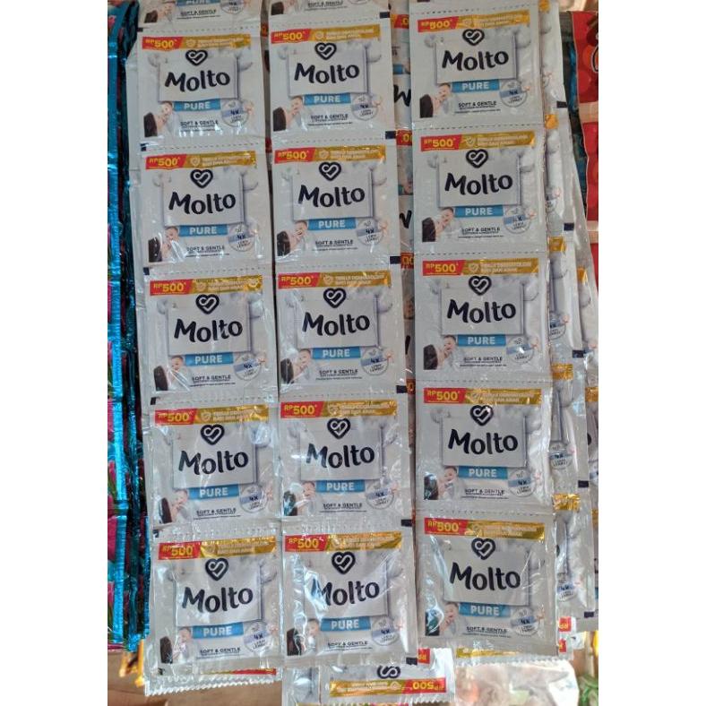 MOLTO PURE BABY / MOLTO ULTRA PURE RENCENG ( 12 SACHET ) PRODUK TERBARU
