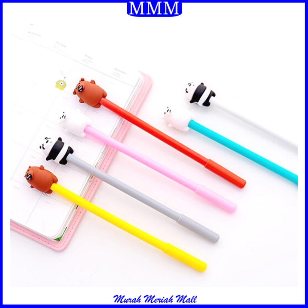 

MMM PENA KARAKTER BEAR PULPEN LUCU / PENA BEARS GEL CAIR STATIONERY SEKOLAH PENA CAIR PULPEN
