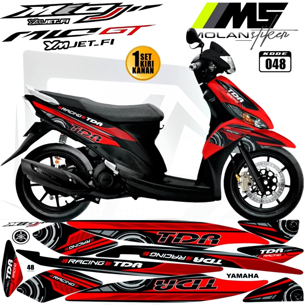 Striping Variasi Decal Sticker Yamaha MIO J/variasi Mio J
