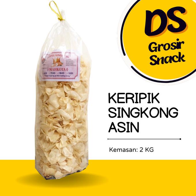 

NEW PRODUK KERIPIK SINGKONG ASIN MAHKOTA MHT 2 KG / GROSIR SNACK CEMILAN KILOAN !!!!!