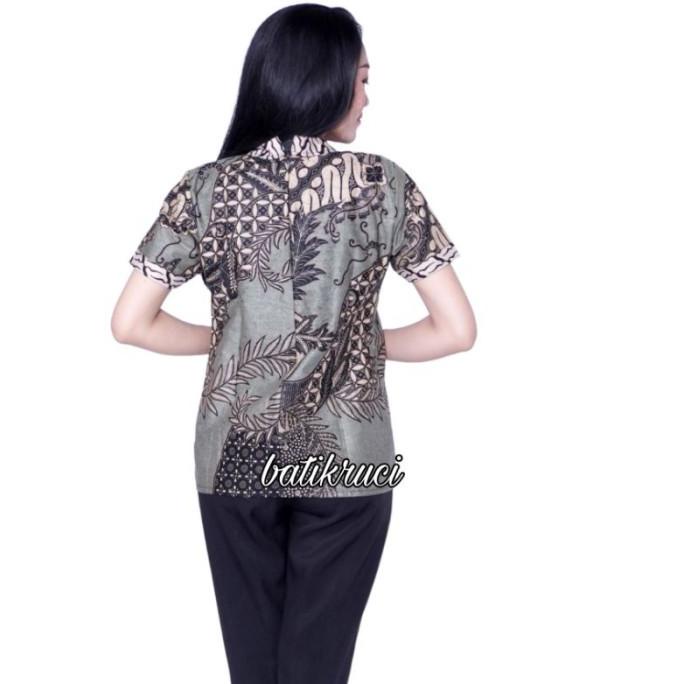 Batik Couple Modern Hem Pria Wanita Lengan Panjang Dan Lengan Pendek Original