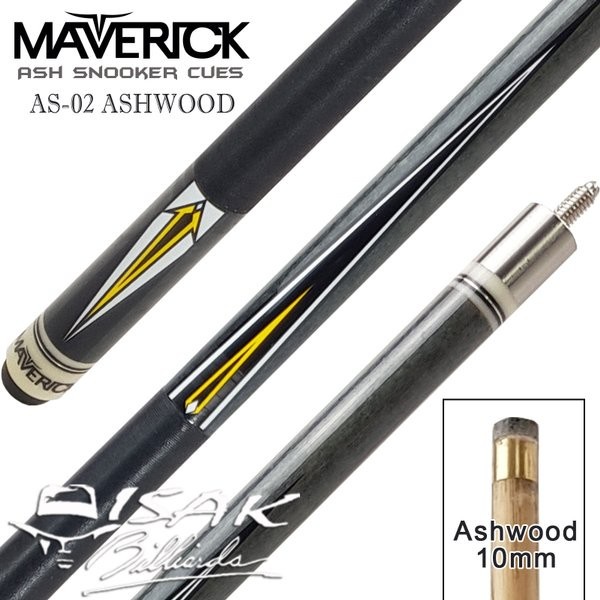 Bola Billiard - Maverick As-02 Snooker Cue - 10 Mm Stick Bola Kecil Bakso Billiard