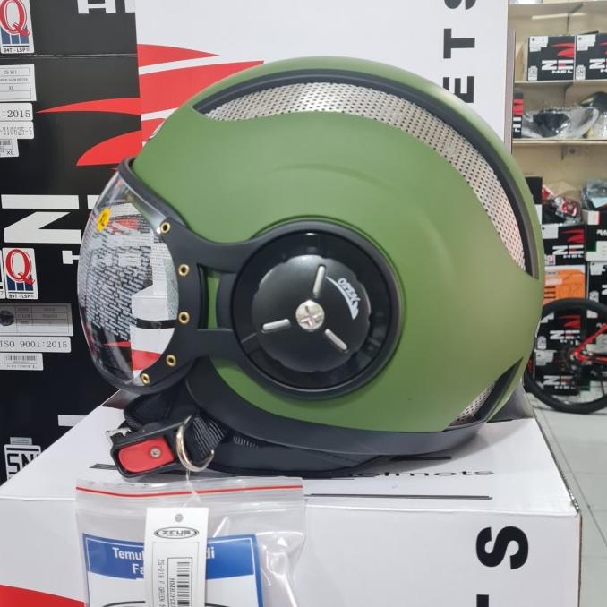 ZEUS HELM ZS 218 SOLID MATT GREEN ZS218