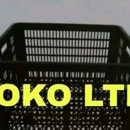 Container Keranjang Industri Box Wadah Serbaguna Krat Lubang Hitam