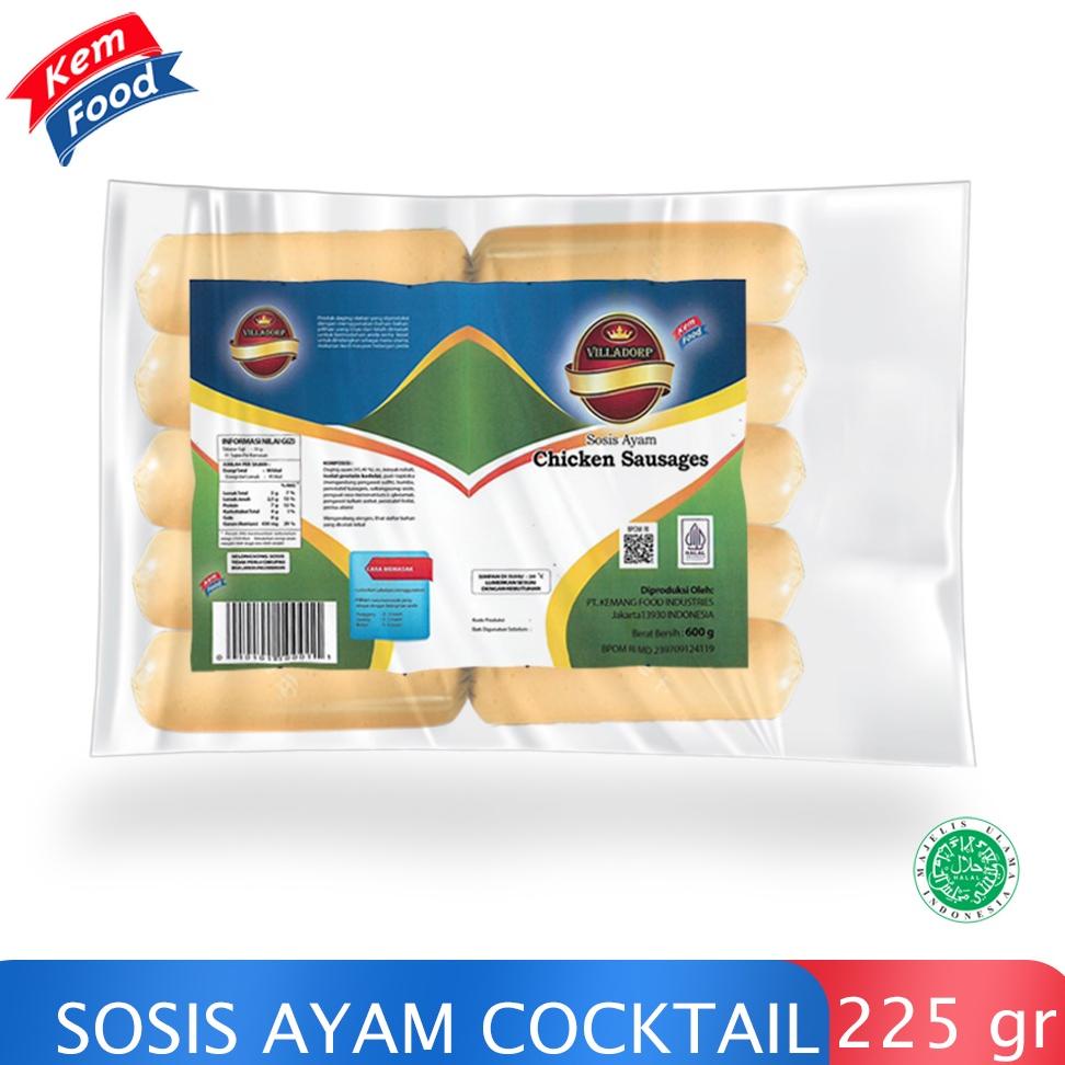 

Ready Villadorp Sosis Ayam Cocktail Premium - 225 gr
