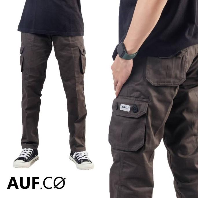 Celana Gunung Outdoor Cargo Kargo Panjang Pria Jumbo AUF.CO 28 - 42