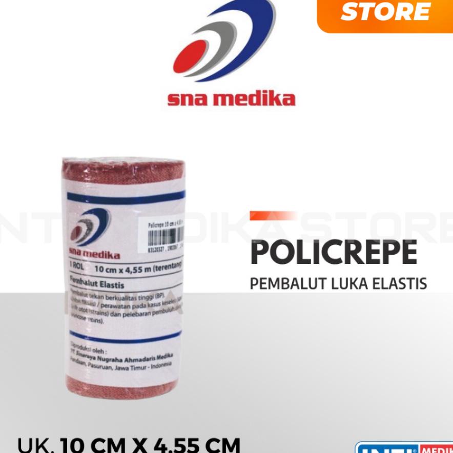 Policrepe - Pembalut Luka Elastis / Policrepe