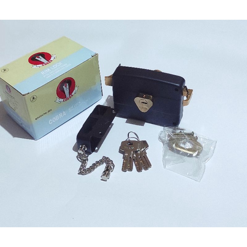 [AESTETHIC COLLECTION] kunci pintu otomatis / kunci pintu gerbang otomatis hitam cobra