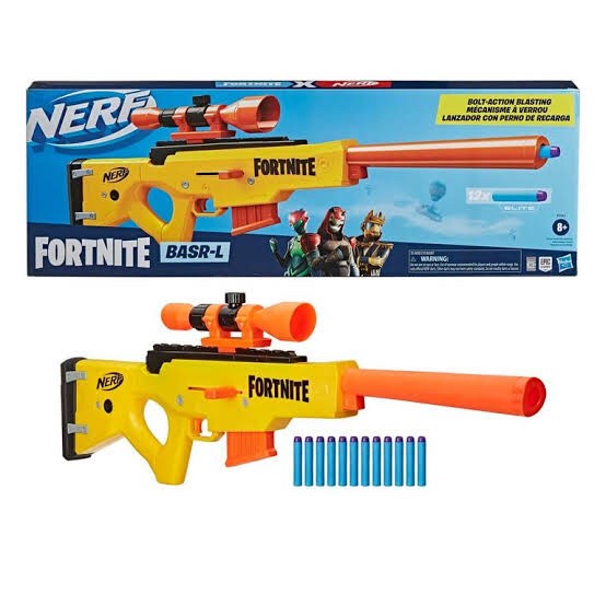 Nerf Fortnite Basrl Basr-L Bolt Action Sniper - Nerf Gun Sniper Murah
