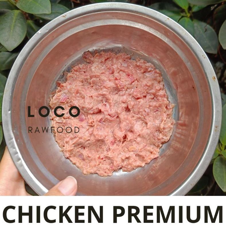 

Ready READY RAWFOOD CHICKEN PREMIUM 1kg / CHICKEN RAW FOOD / AYAM GILING PREMIUM / makanan hewan / makanan anjing / makanan kucing / pakan ternak / umpan pancing / daging giling