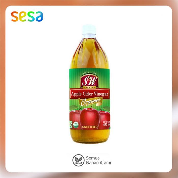 

S&W - SW Organic Apple Cider Vinegar 473 ml | Cuka Apel Organik Best Seller