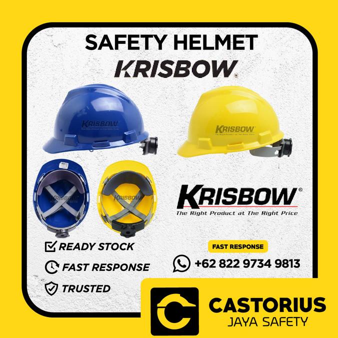 Helm Safety Helm Proyek Helm KRISBOW Helm Proyek KRISBOW Original