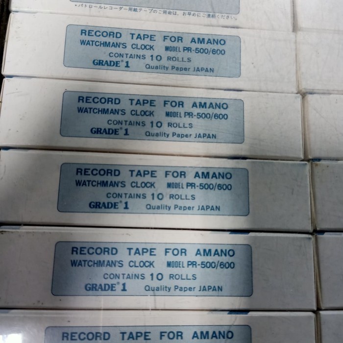 

Pita Amano Record Tape Amano /Pita Amano Satpam 500/600 AMANO TERMURAH