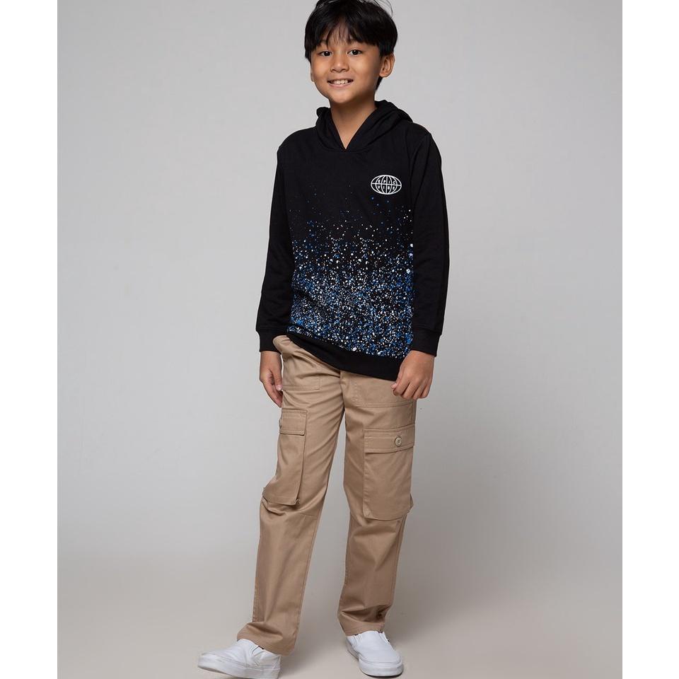 Nevada Sweater Hoodie Blue Splash Anak Laki-Laki 116021190