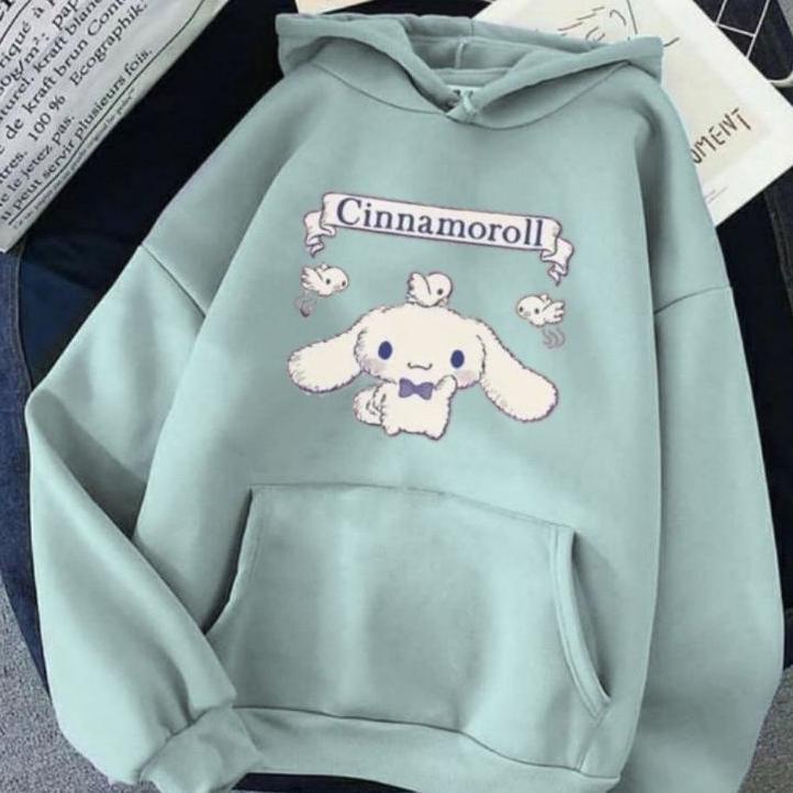 Jaket Sweater Hoodie Anak Cinnamorol Hudy Anak Perempuan