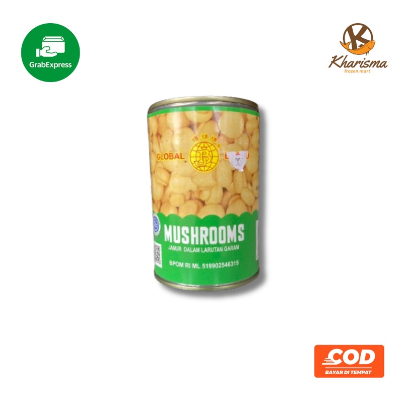 

Jamur Kancing Kalengan Kemasan Segar Global 425g