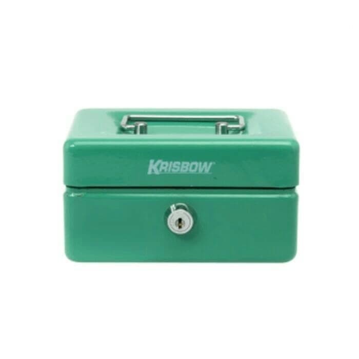 Brankas - Cash Box Krisbow 6 Inch/Kotak Penyimpanan Uang/Brankas