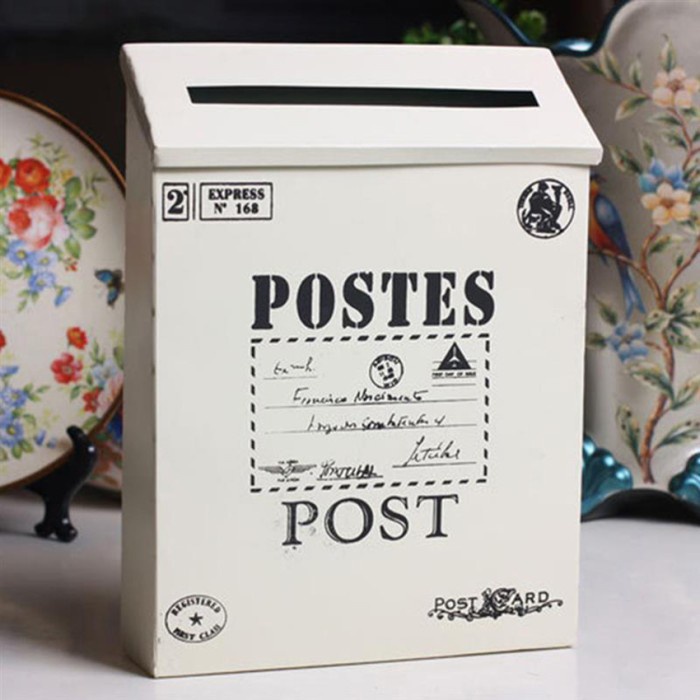 Kotak Surat - Kotak Surat Pos Retro / Vintage Mail Box / Kotak Surat Rumah