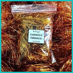 Carbon Forged Halus Warna Gold Emas 10gr Serat Metalik Warni Kevlar 16