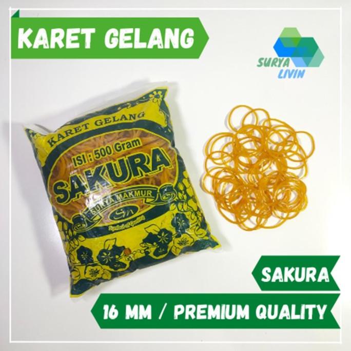 

Karet Gelang Sakura Kuning 16Mm *500Gr