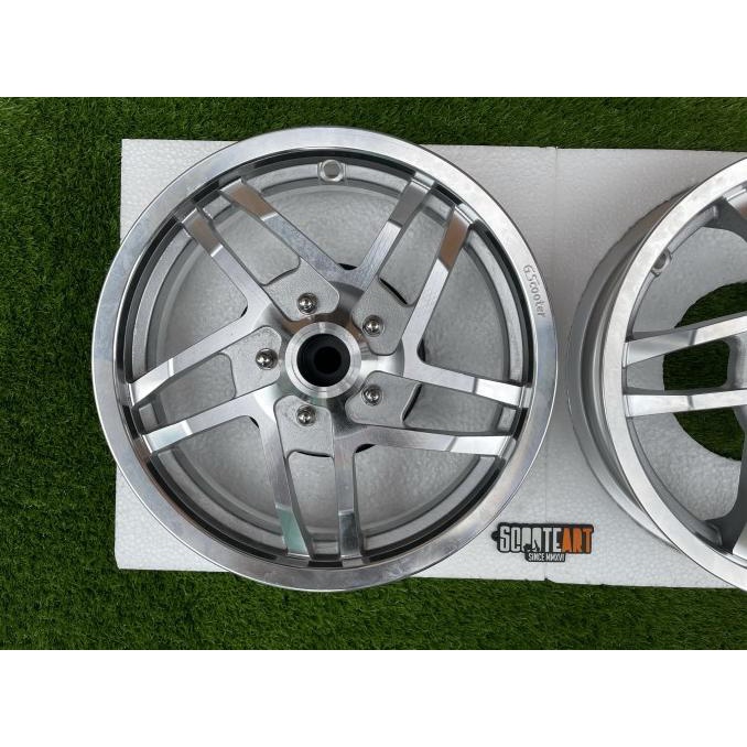 Velg Gscooter Ring 12 Silver Polish Vespa Sprint Primavera S Lx Lxv
