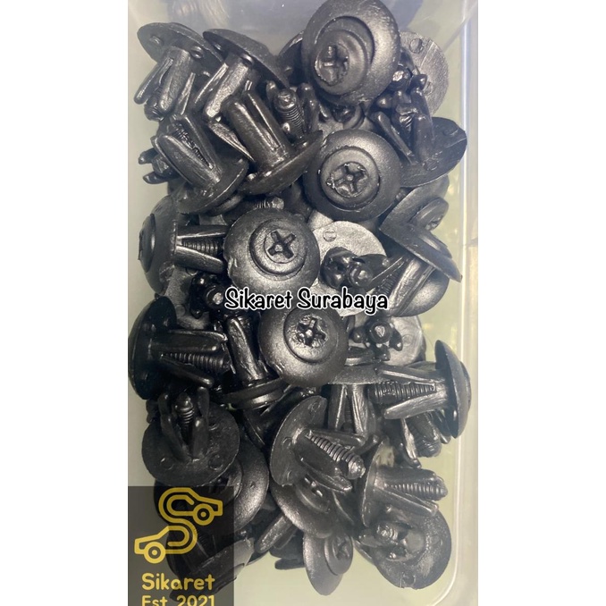 Open DS] Kancing Klip Cengkeh Kecil model obeng rivet