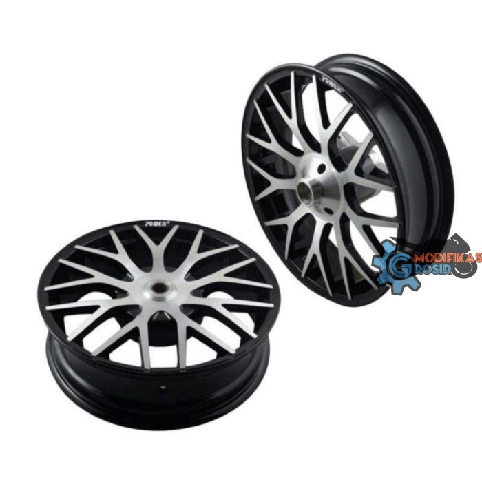 Velg Tapak Lebar POWER Aerox 155 Aerox155 EVOLUTION Chrome