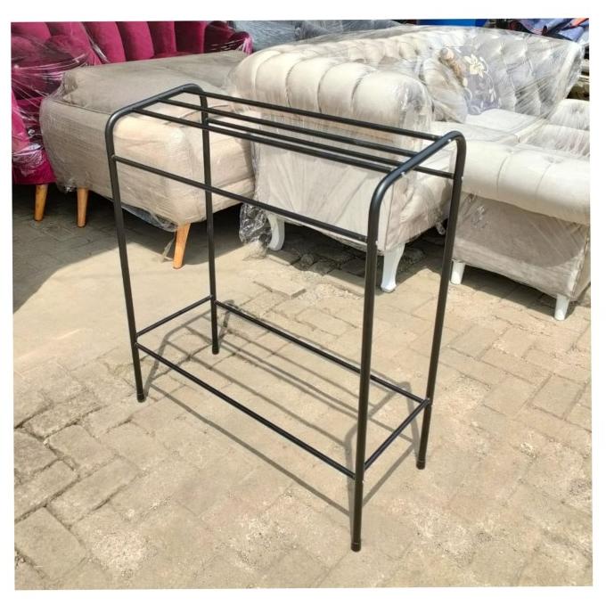 Jemuran Handuk / Rak Handuk Jumbo Stainless Aluminium Super Kokoh