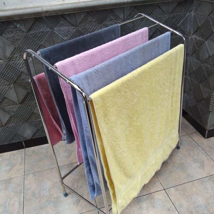 jemuran handuk stainless/rak handuk stainless