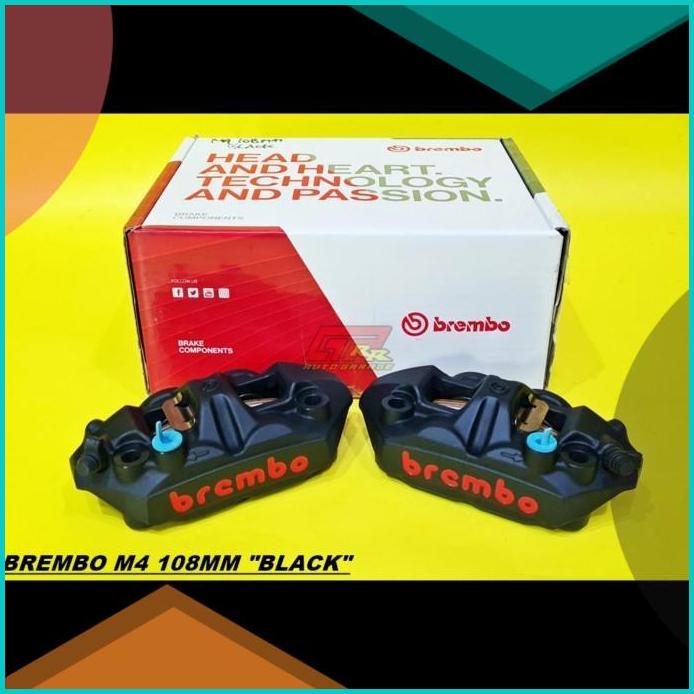 Kaliper Brembo M4 Black 108mm Z800 Z900 Z1000 ZX636 ZX6R ZX10R R6 R1M