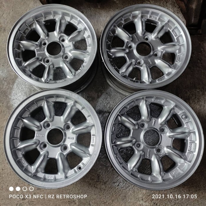{Second} Velg enkei compe limited r13 pcd 114x4 fit corolla dx vantren ke30 Limited