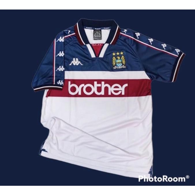 Man city away 97 retro jersey