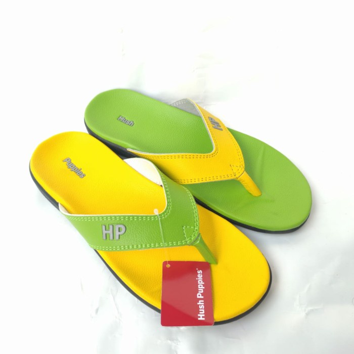 Sandal Jepit Hush Puppies Kulit Sandal Hp Slide Premium Pria / Wanita