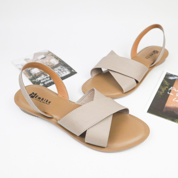 Sandal Kulit Wanita Asli Garut / Sandal Kulit Tali Asli Garut