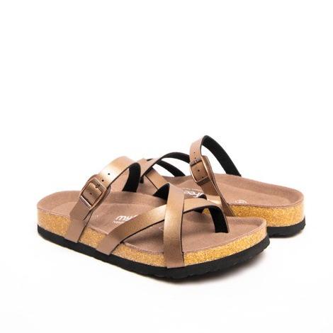 Sandal MyFeet New Color F15 Mettalic