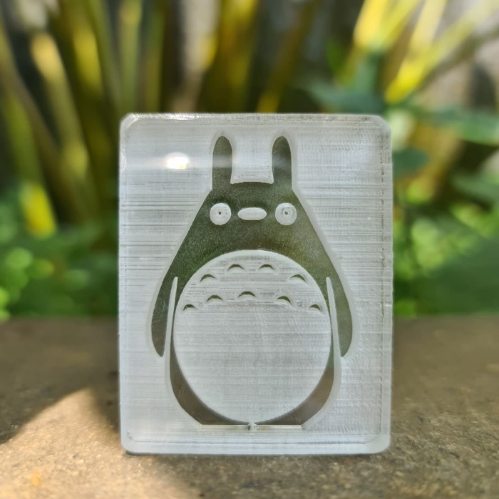

TOTORO acrylic soap stamp stempel sabun akrilik MAGA