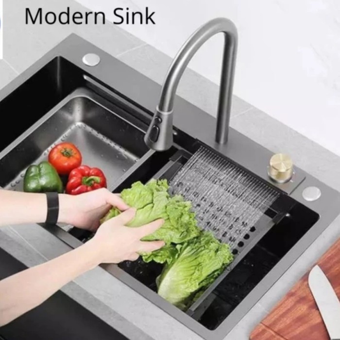 ~~~] BAK CUCI PIRING SET / MODERN SINK BLACK / PAKET BAK CUCI